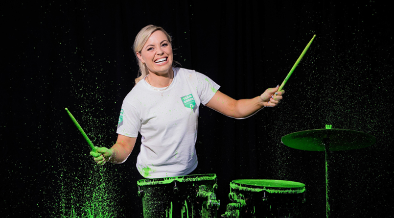 Repak Team Green ambassador Anna Geary drumming up new habits